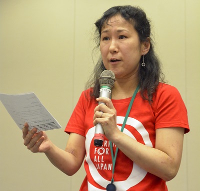 東京訴訟原告 小川葉子さん