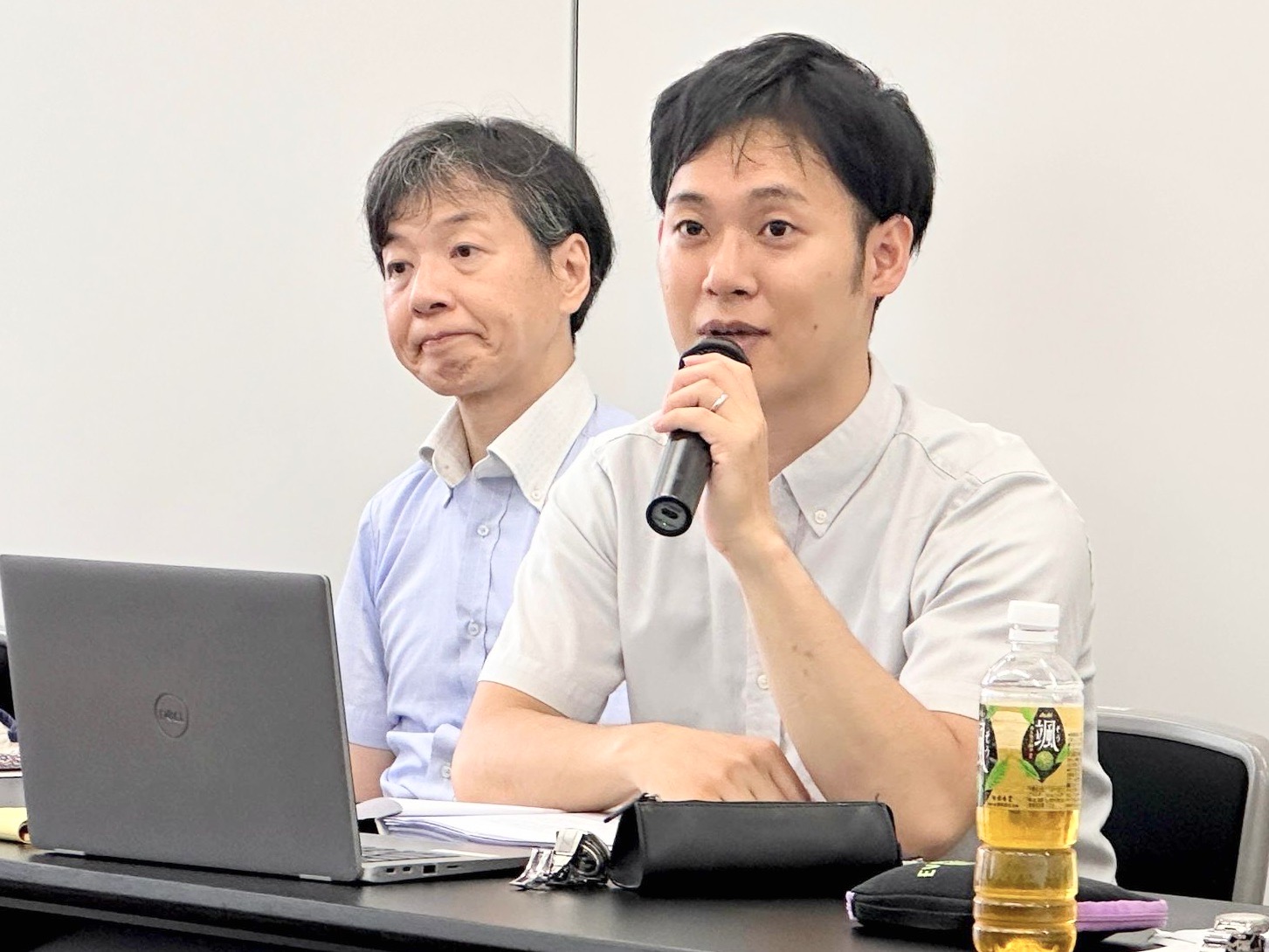 「結婚の自由をすべての人に」関西訴訟、大阪高裁にて控訴審第3回期日を終えたのち、期日報告会でスピーチする宮本弁護士
