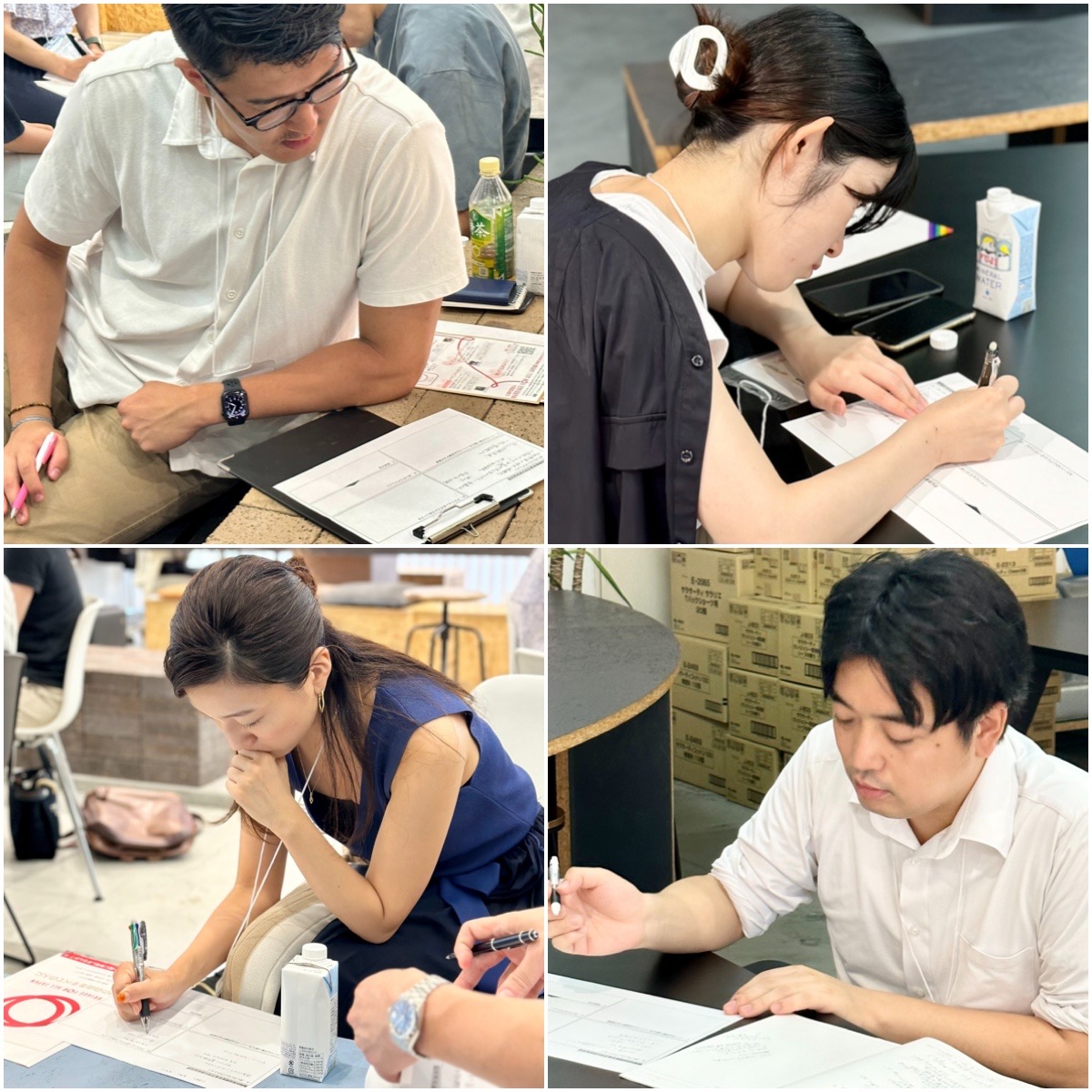 Business For Marriage Equality（BME・通称ビジマリ）2023年夏の賛同企業交流会でワークショップに臨む賛同企業の担当者たち