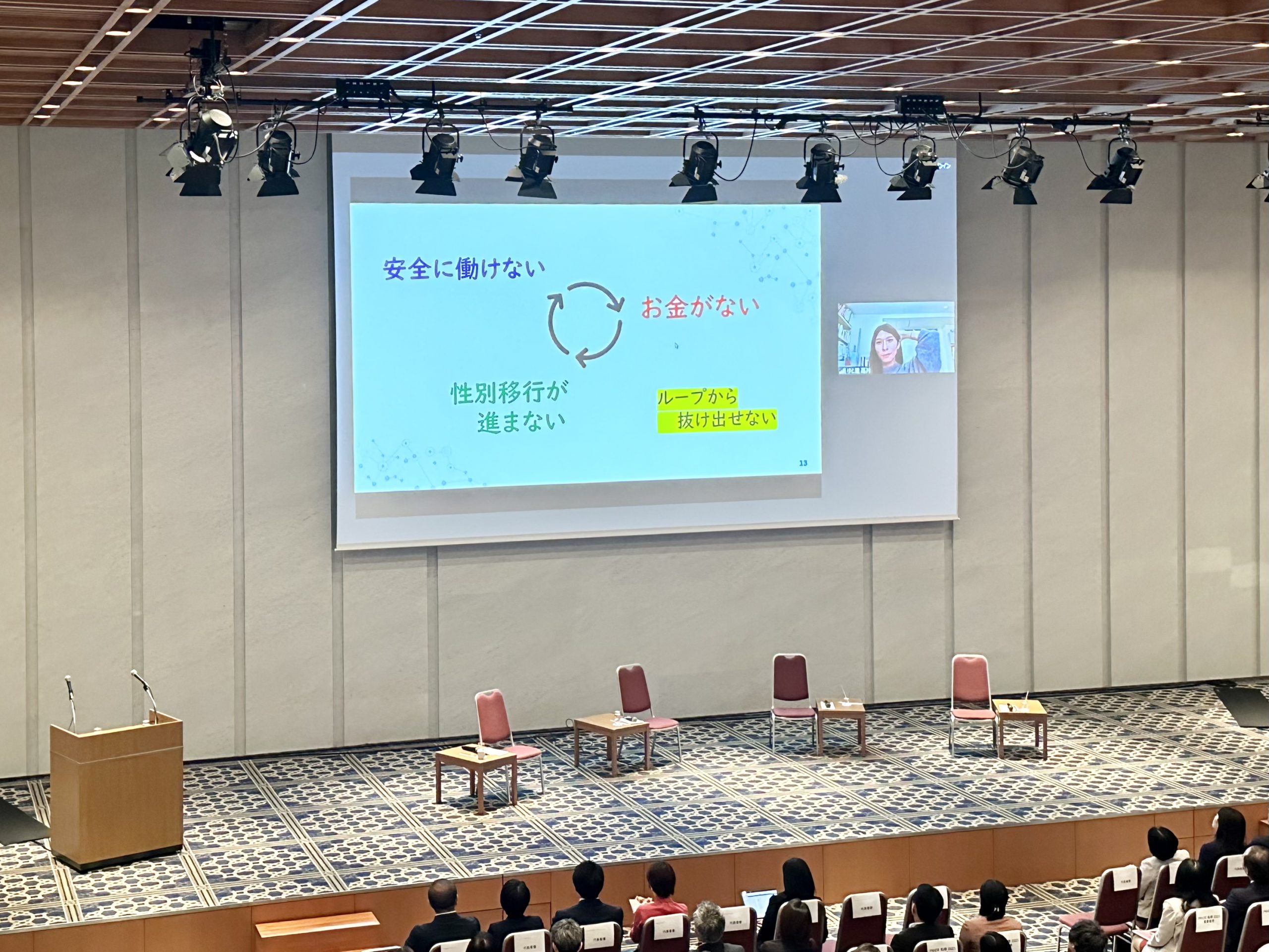 『work with Pride 2023』カンファレンスで「トランスジェンダーについて知っておくべきこと」を講話する高井ゆと里・群馬大学准教授