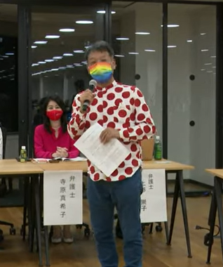⑥ 東京一次訴訟判決の応援に駆け付けた東京二次訴訟原告の山縣さん
