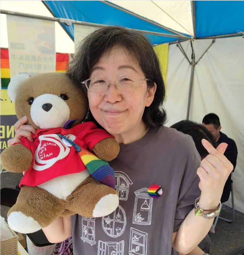 くまちゃんと大江さんの写真