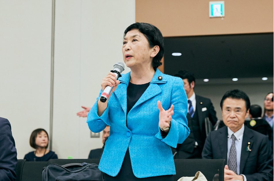 社民党　福島みずほ議員のスピーチ